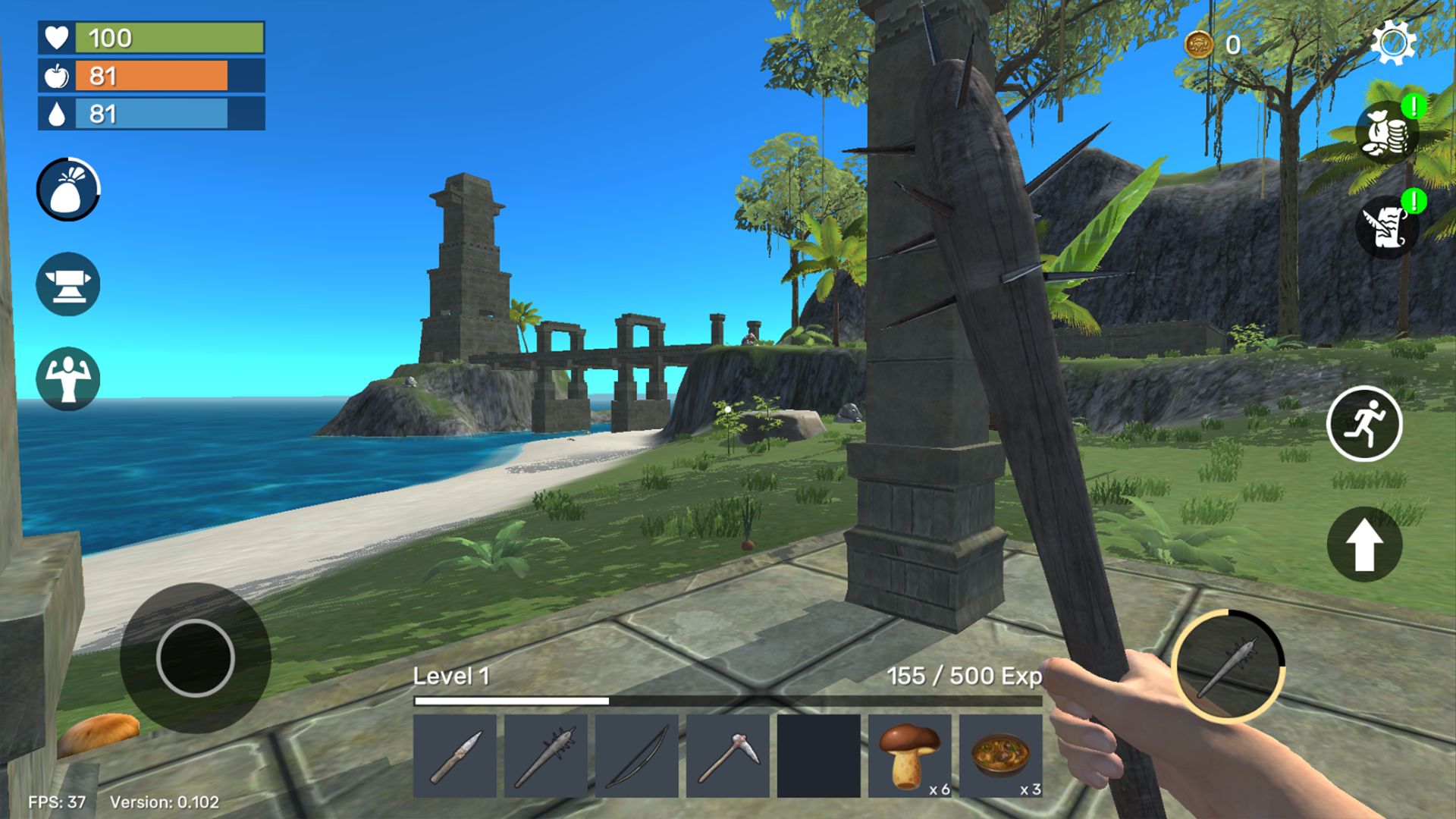 Screenshot of Uncharted Island: Survival RPG