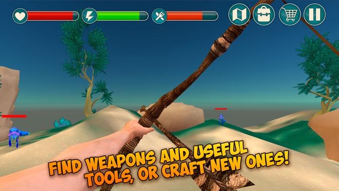 Pixel Tropical Island Survival 3D Game Screenshot