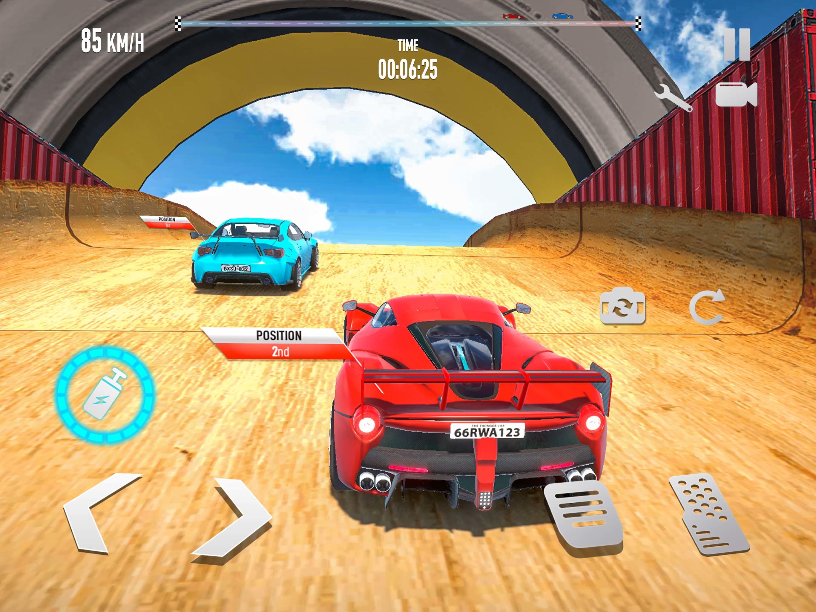 Superhero Car Racing Master 3D Game Screenshot