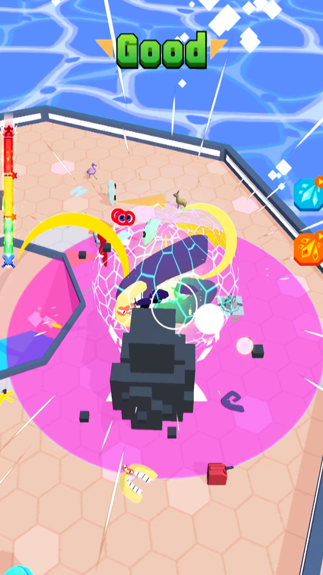 Letter Monster Crush Game Screenshot