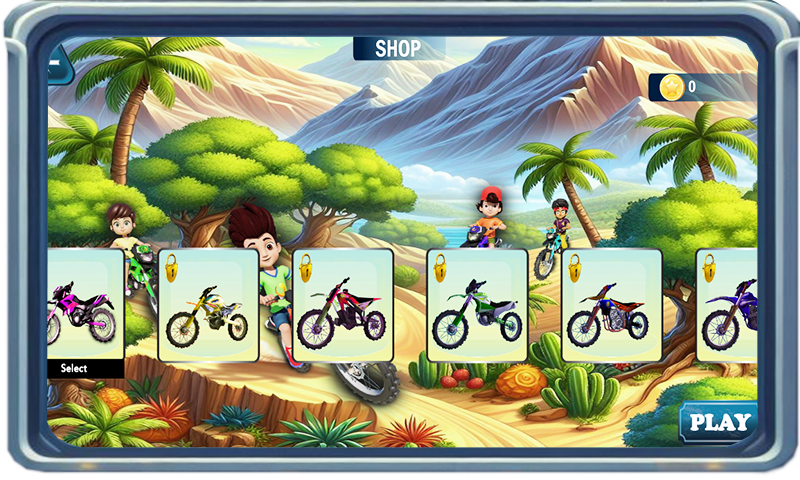 Kicko Mountain Race Game Screenshot