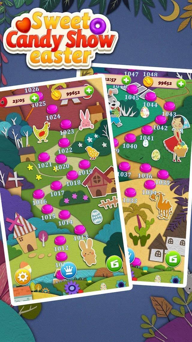 Candy Show - Sweet Easter Game Screenshot