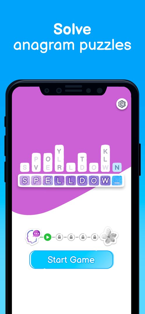 Screenshot of Spelldown - Word Puzzles Game