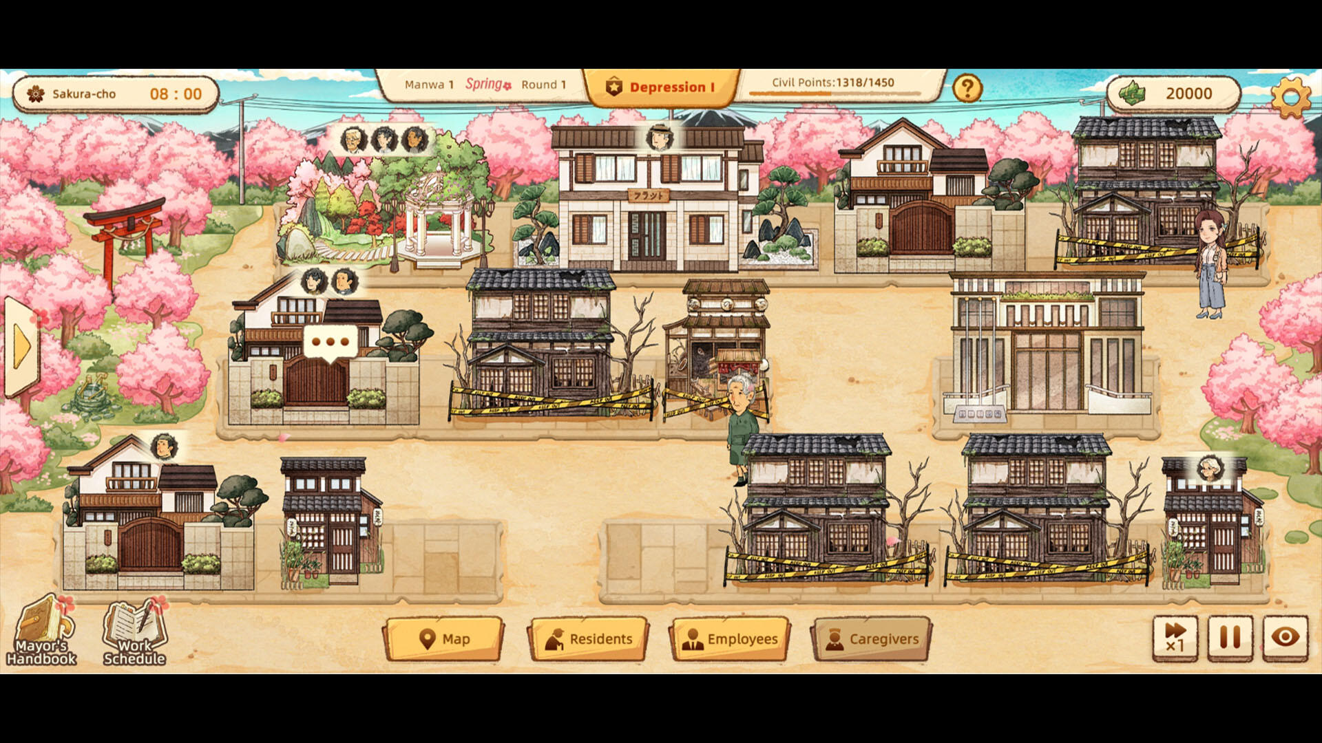 New life of Aged Town screenshot game