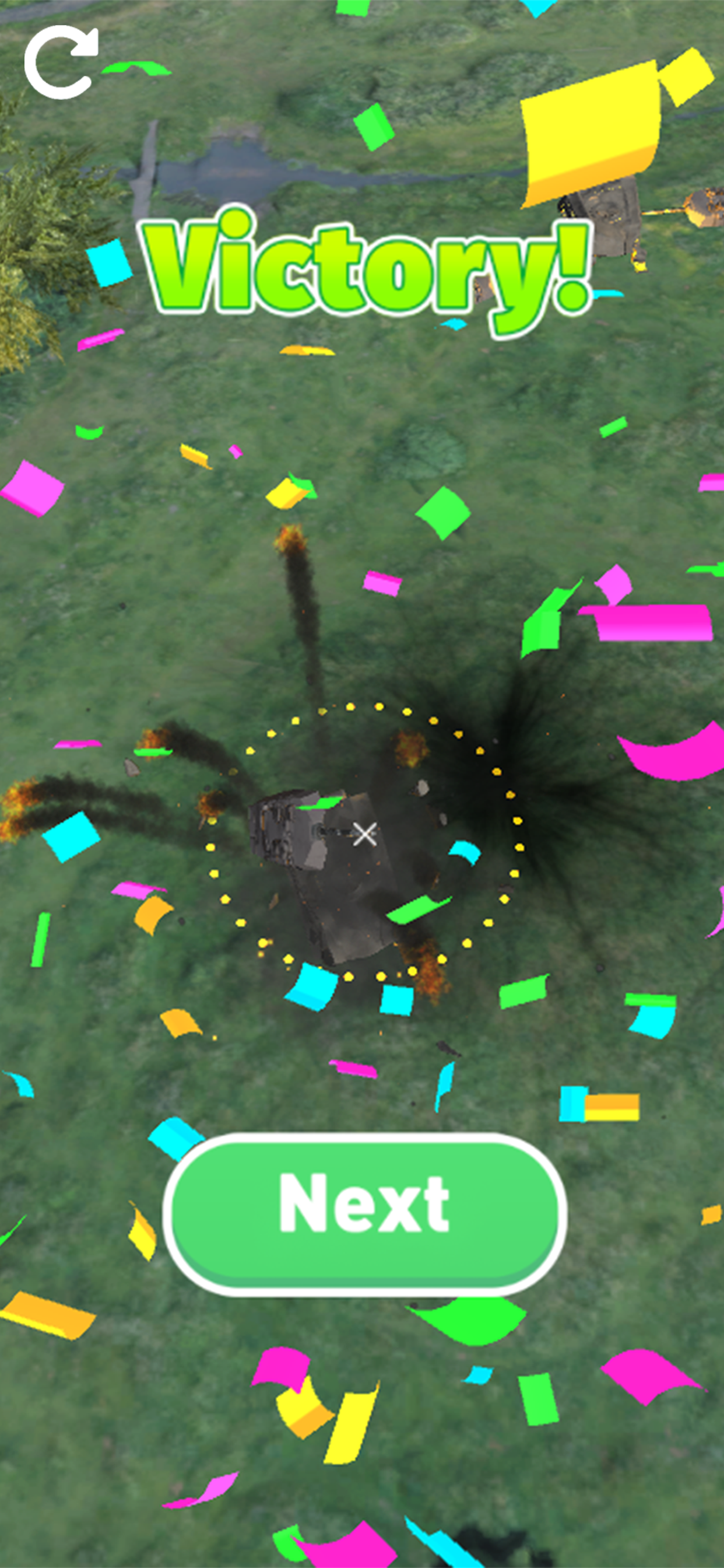 Artillery Strike Game Screenshot