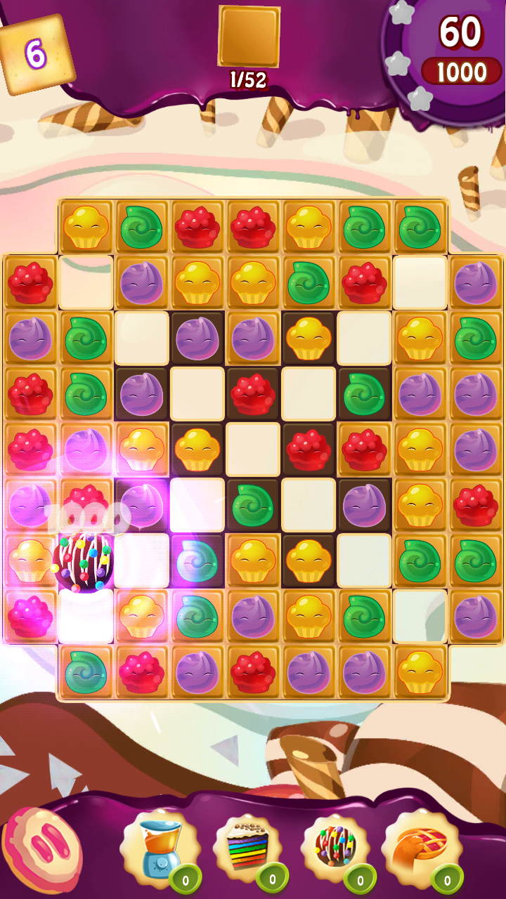 Cupcake Smash: Cookie Charms ภาพหน้าจอเกม