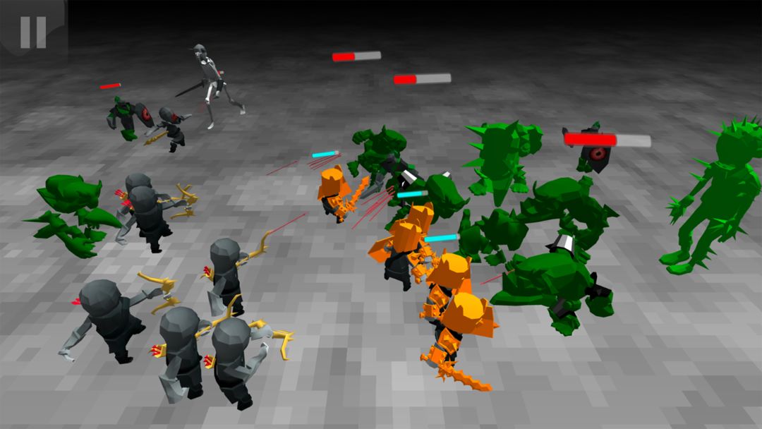 좀비 전투 시뮬레이터 게임 스크린 샷