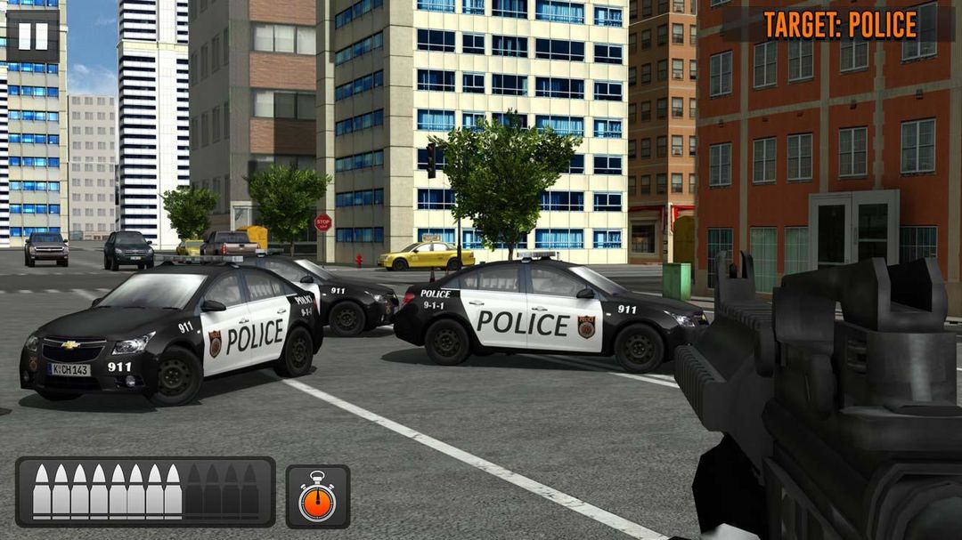 Street Bank Robbery 3D - best assault game ภาพหน้าจอเกม