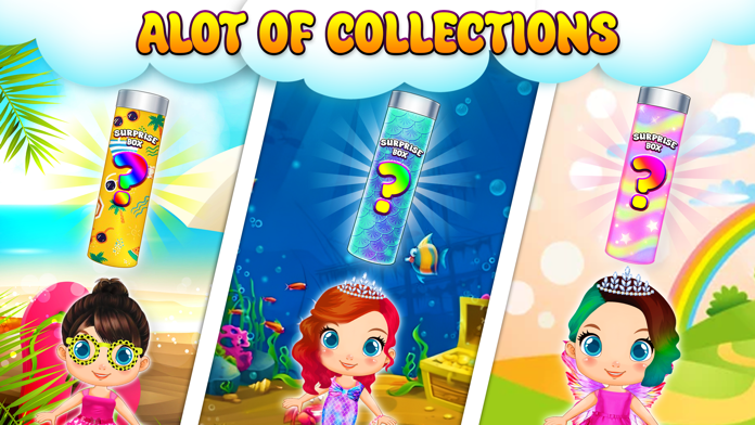 Cutie Color Reveal Doll Games 게임 스크린샷