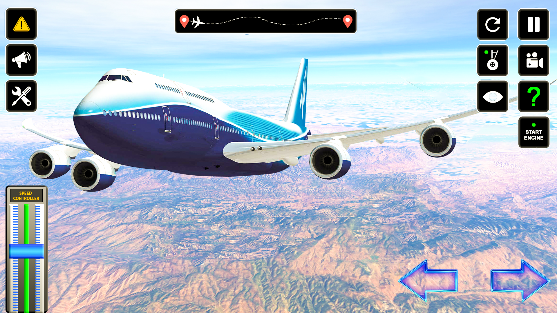 Airplane Games Pilot Simulator Game Screenshot