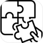 Icon of Word cross puzzle