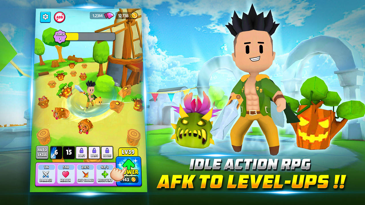 Heroes Adventure: Idle RPG 게임 스크린샷