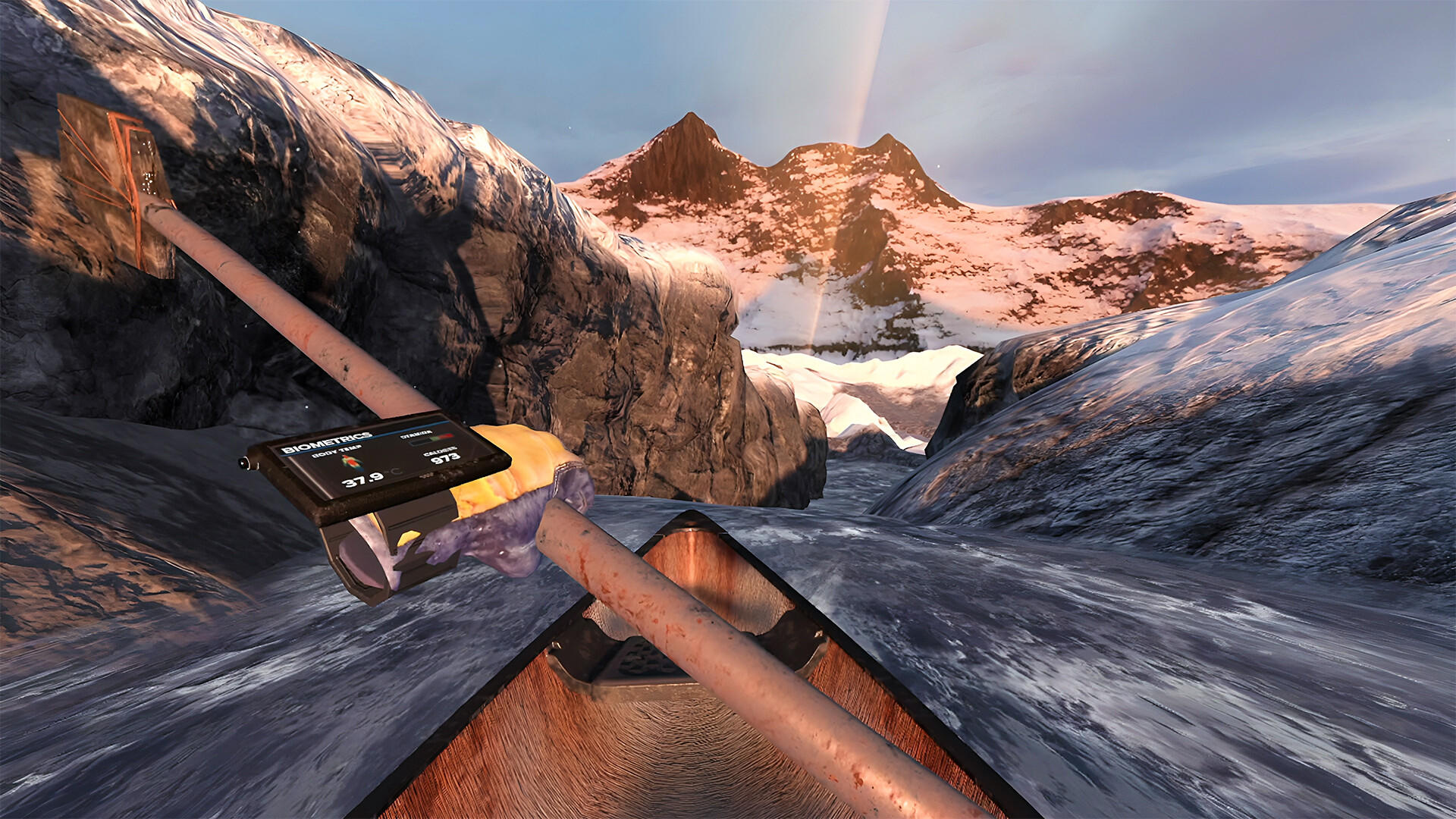 Screenshot of Survivorman VR The Descent