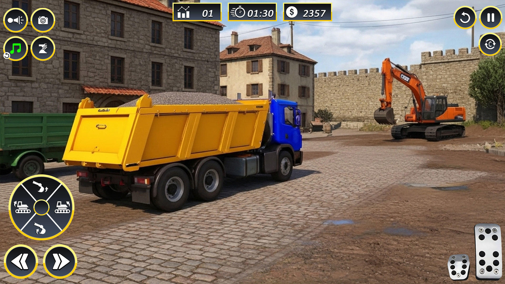 Excavator Sim 3D Construction Game Screenshot