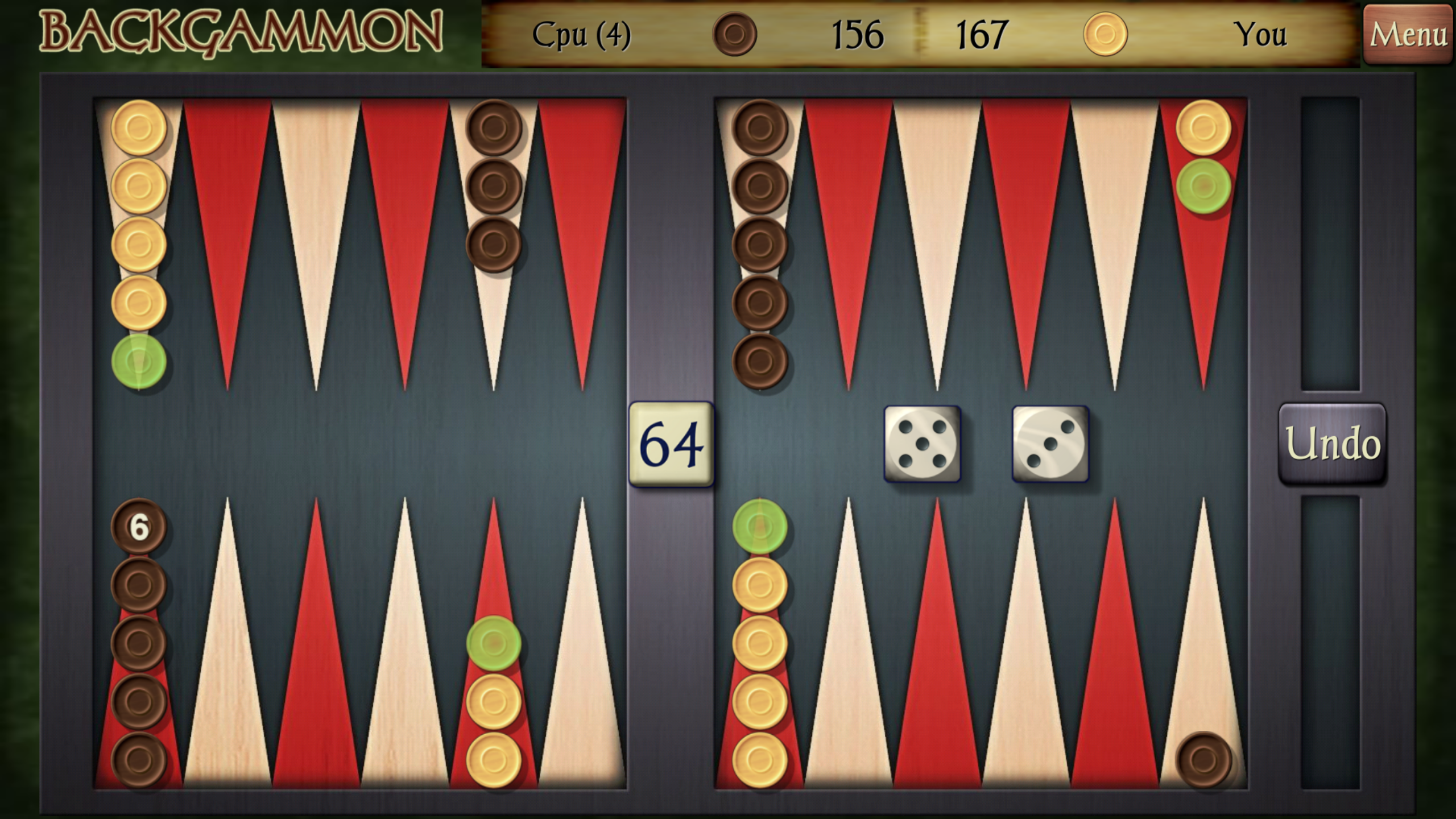 Backgammon Pro 遊戲截圖