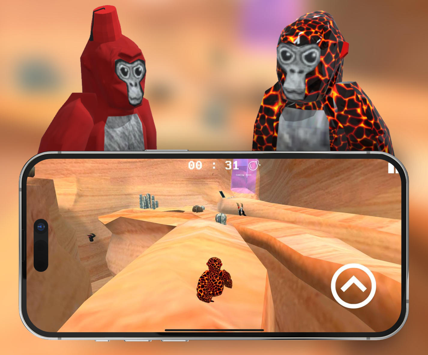 Gorilla Tag Monkey Parkour screenshot game