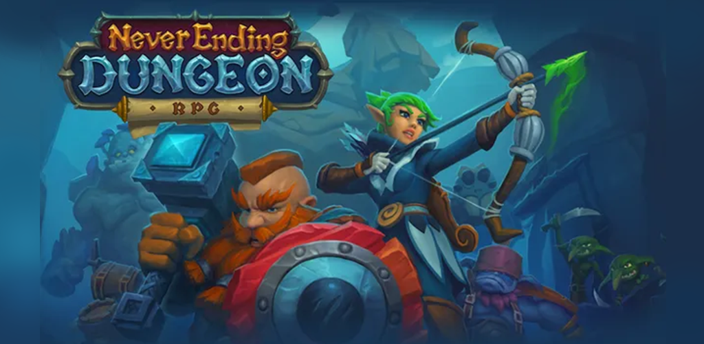 Banner of Never Ending Dungeon - IDLE 