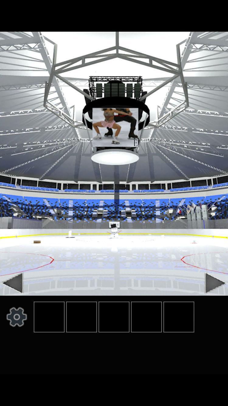 Скриншот игры Escape from the skating hall.
