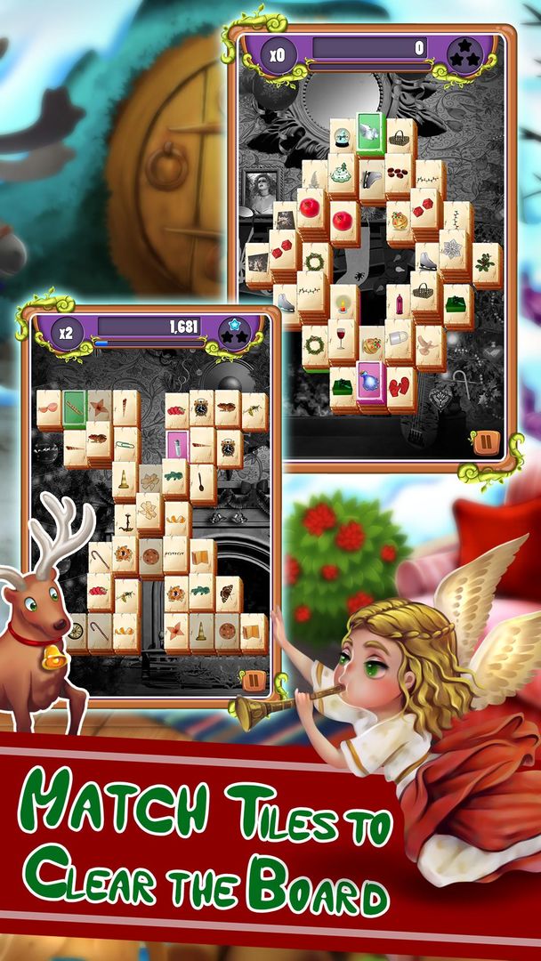 Christmas Mahjong: Holiday Fun screenshot game