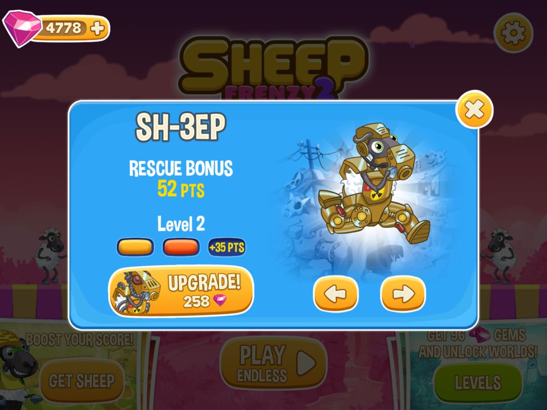Screenshot of Sheep Frenzy 2 (Unreleased)