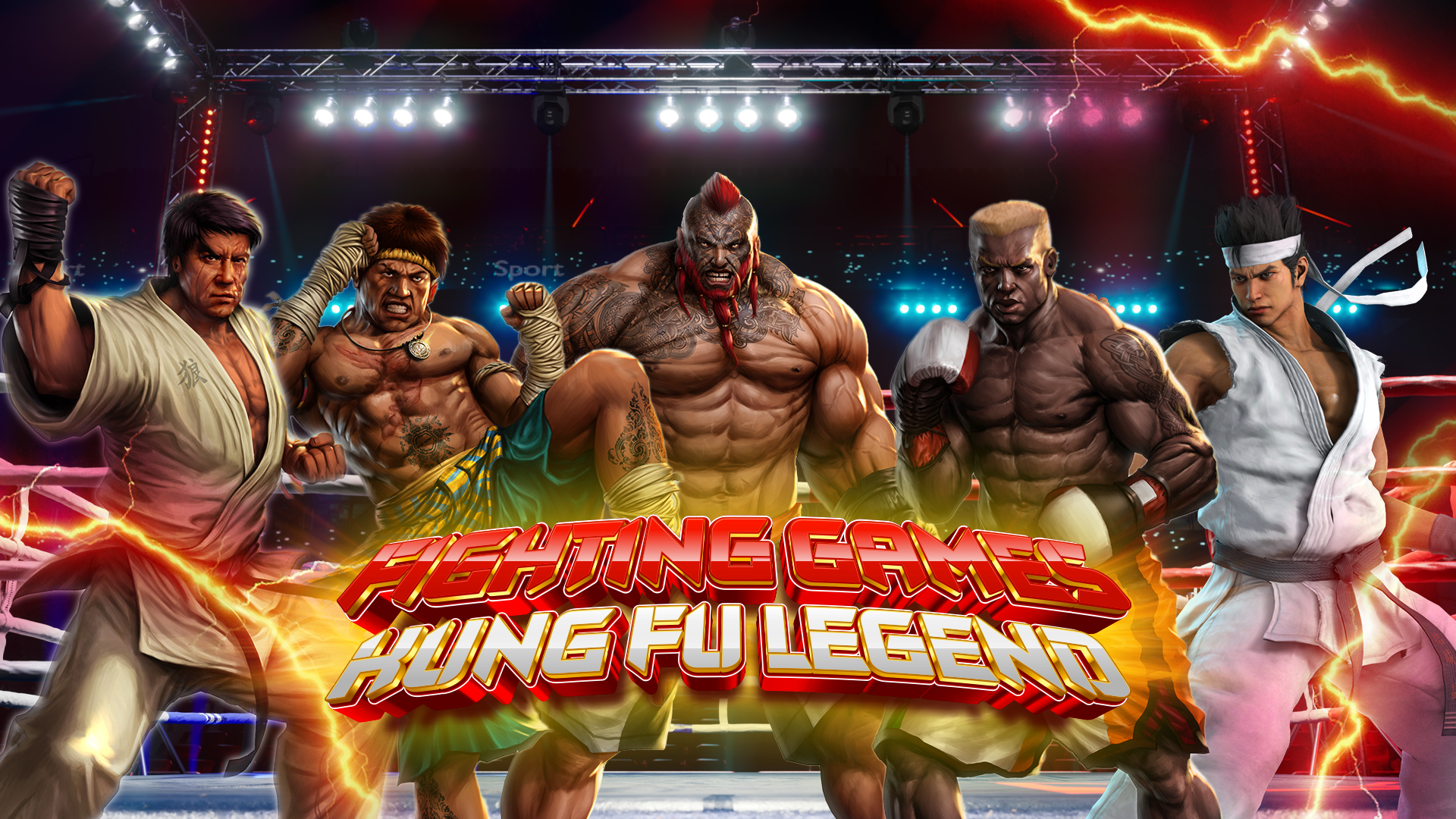 Fighting Games Kung Fu Legend Game Screenshot