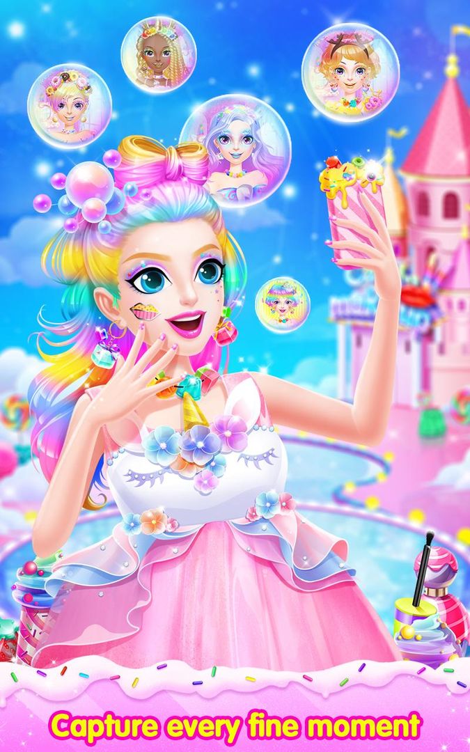 Screenshot of Sweet Princess Candy Makeup