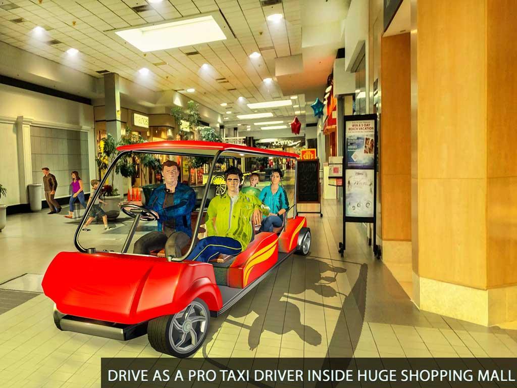 Shopping Mall Taxi Simulator : Taxi Driving Games Game Screenshot