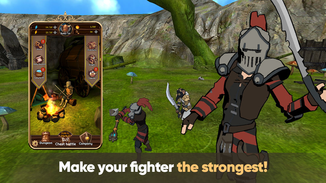 Screenshot of Knightz: Battle for the Glory