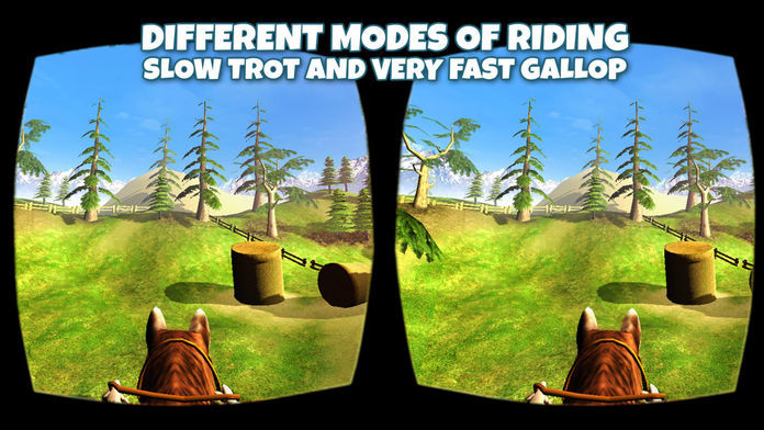 Screenshot of VR Horse Riding Simulator : VR Game for Google Cardboard