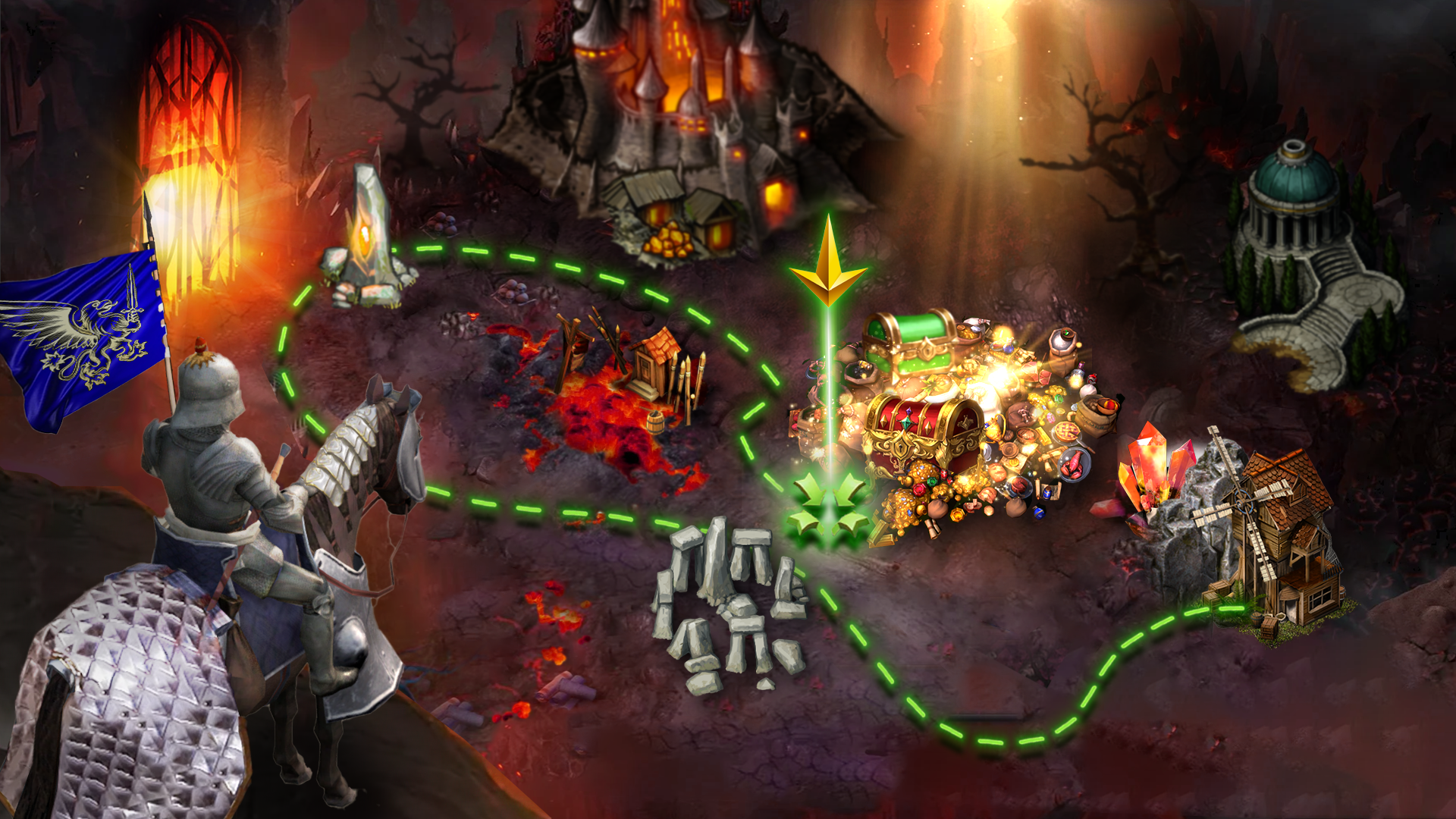 Screenshot of Magic World: Inferno