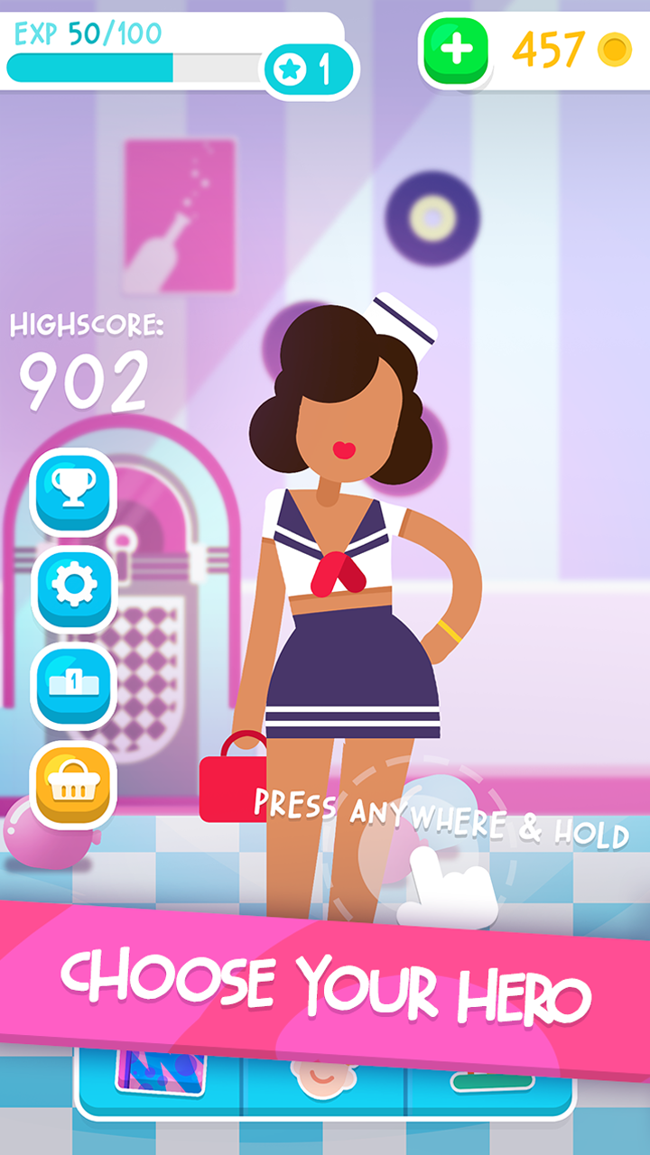 Bubblegum Hero Game Screenshot