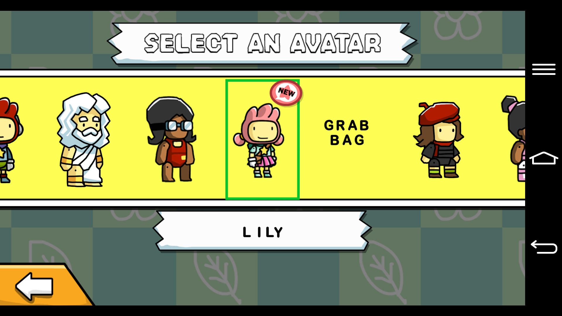 Scribblenauts Remix Game Screenshot