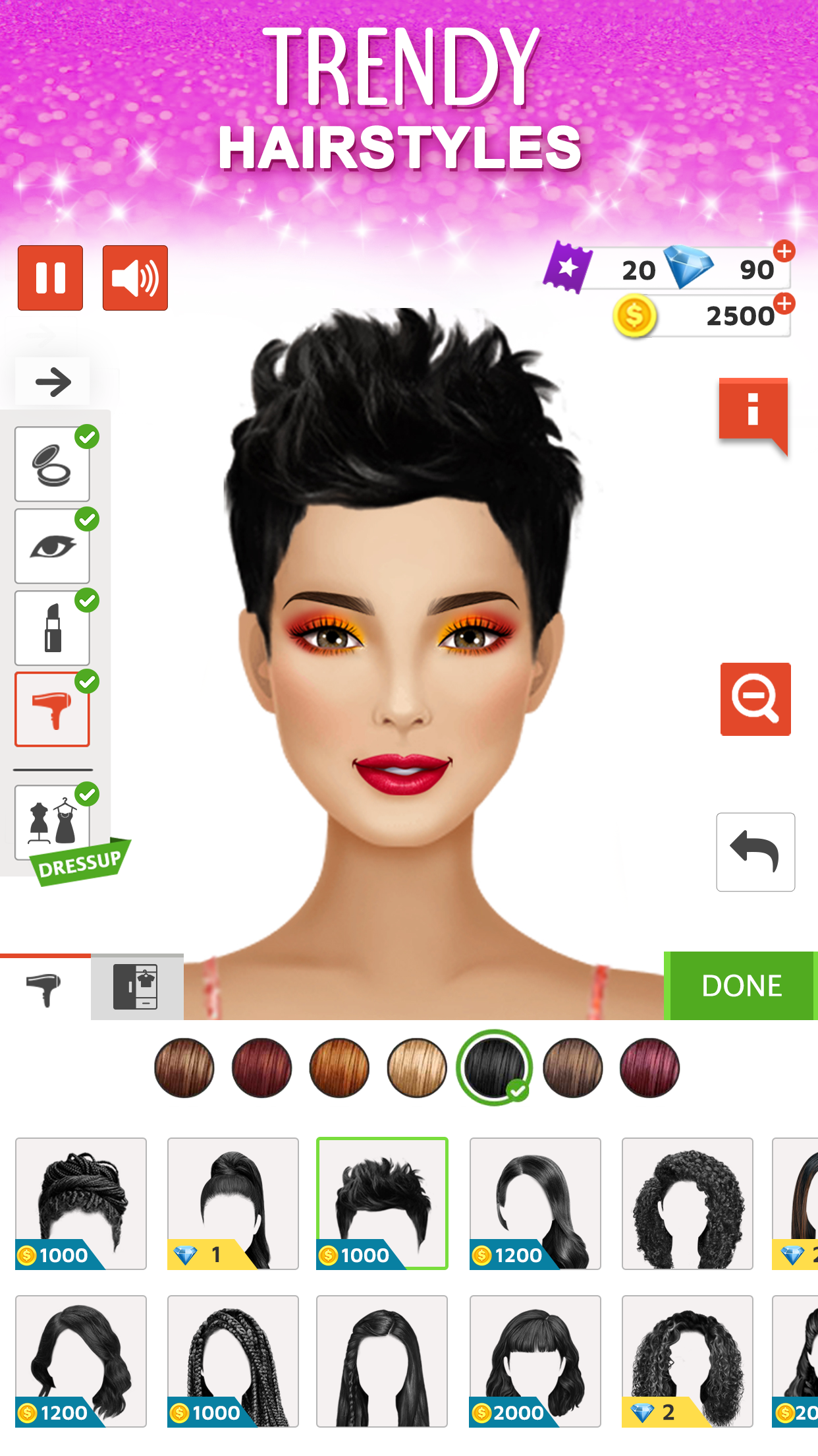 Fashion Stylist: Dress Up Game Game Screenshot