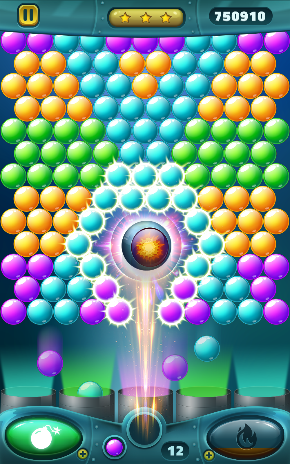 Screenshot of Break the Bubbles