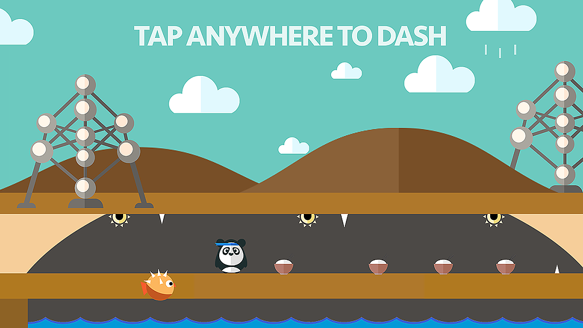 Dashy Panda Game Screenshot