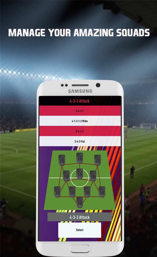 New fut 18 Draft Simulator Game Screenshot