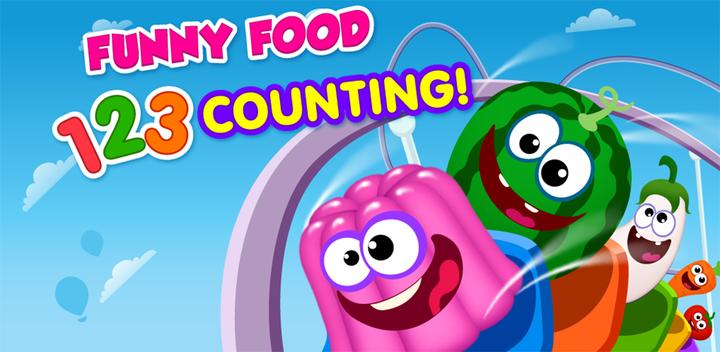 Banner of Funny Food 3! Math kids Number games for toddlers 3.4.0