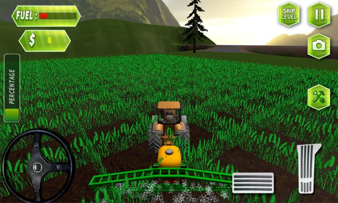 Screenshot of Harvest Farm Tractor Simulator