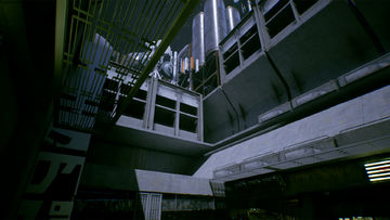Cyberpunk Horror Game Screenshot