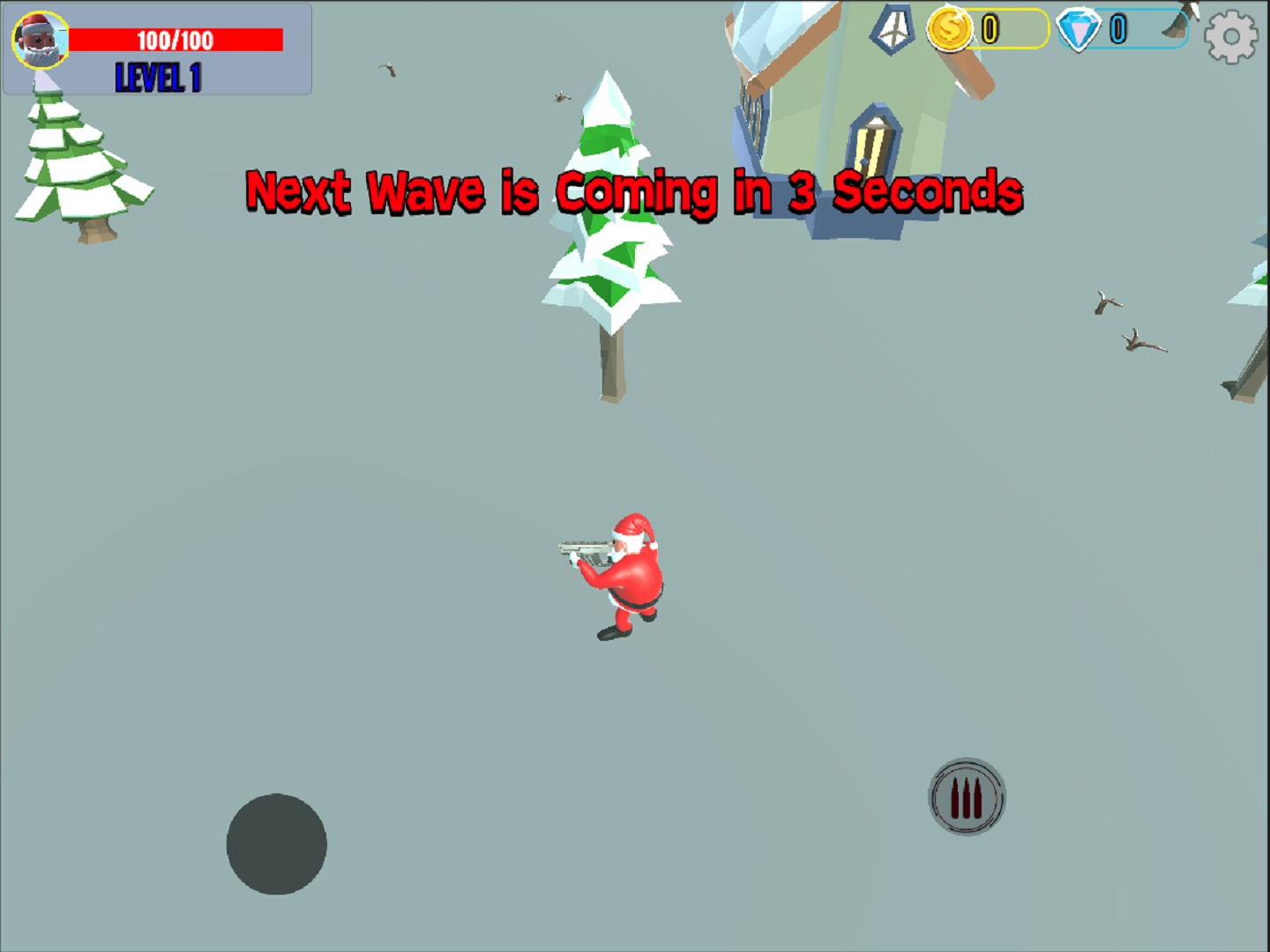 Скриншот игры Santa War