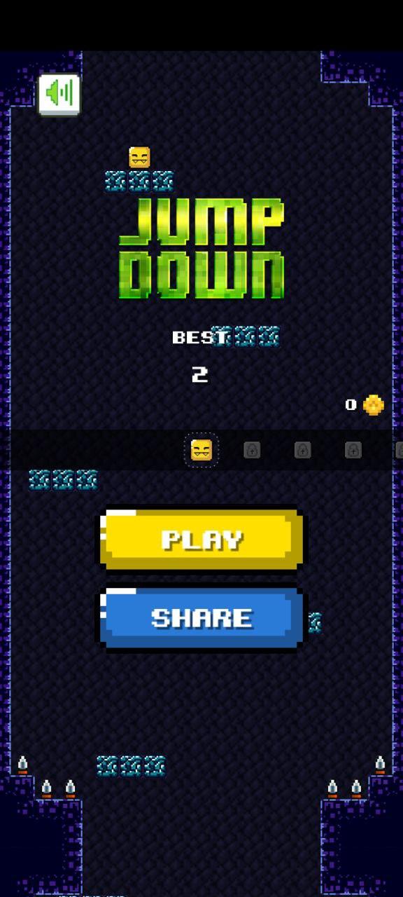 Jump Down ゲームのスクリーンショット