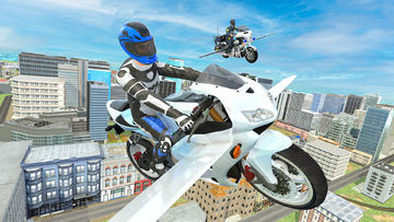 Flying Motorbike Simulator Game Screenshot