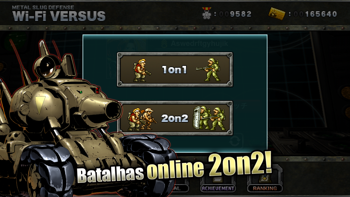 Captura de Tela do Jogo METAL SLUG DEFENSE