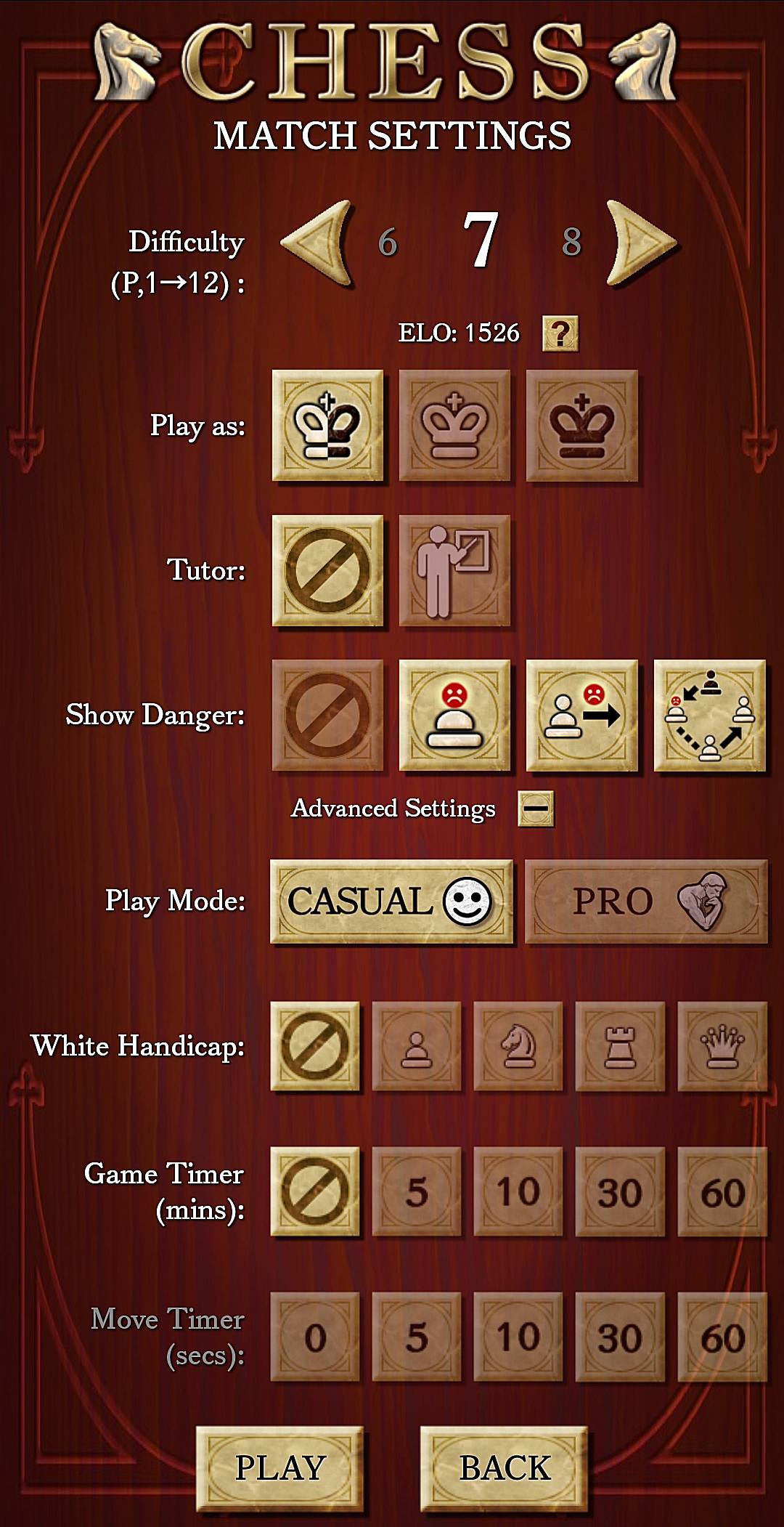 Chess Pro Game Screenshot