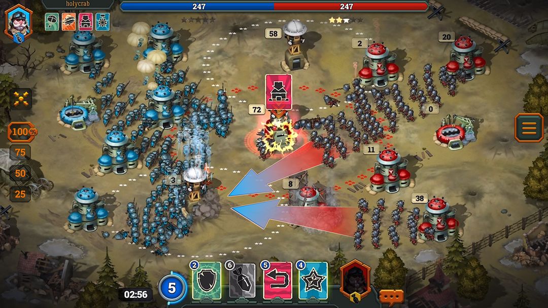 Screenshot of Bunker Wars: WW1 RTS Game
