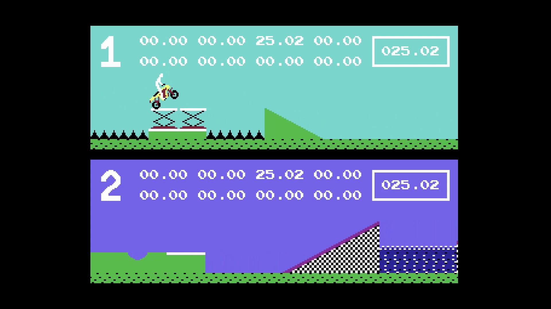 Kikstart: Off-Road Simulator (C64/C128) Game Screenshot