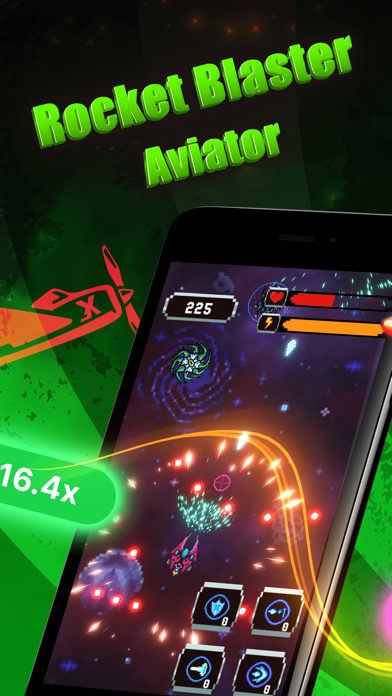 Rocket Blaster Aviator Game Screenshot