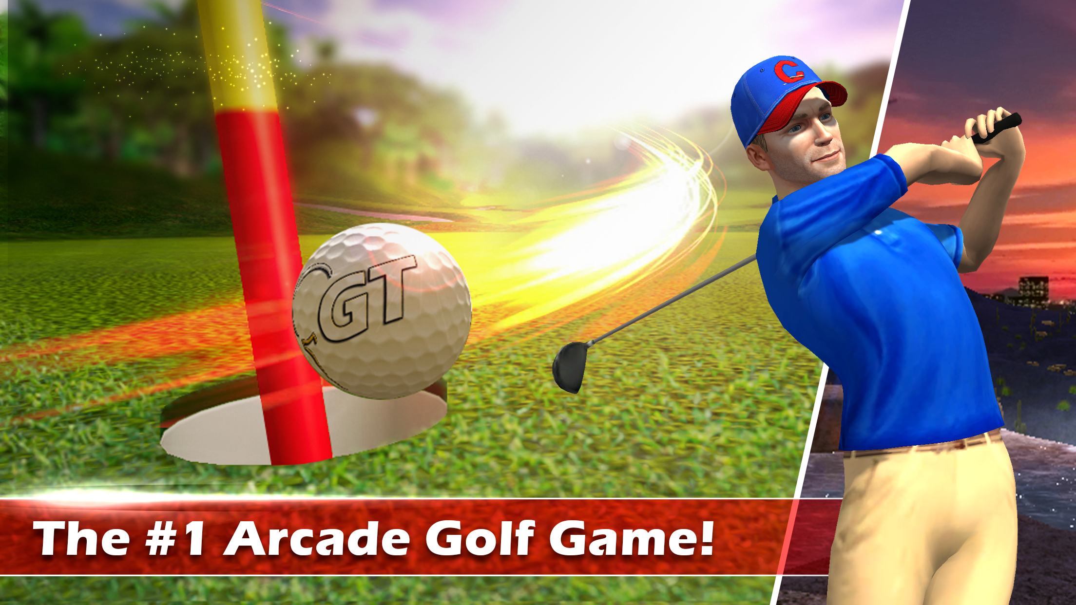Screenshot 1 of Golden Tee Golf: онлайн-игры 4.29