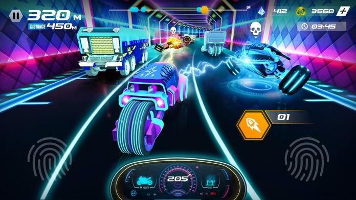 Neon Rider - Bike Racing Game Game Screenshot