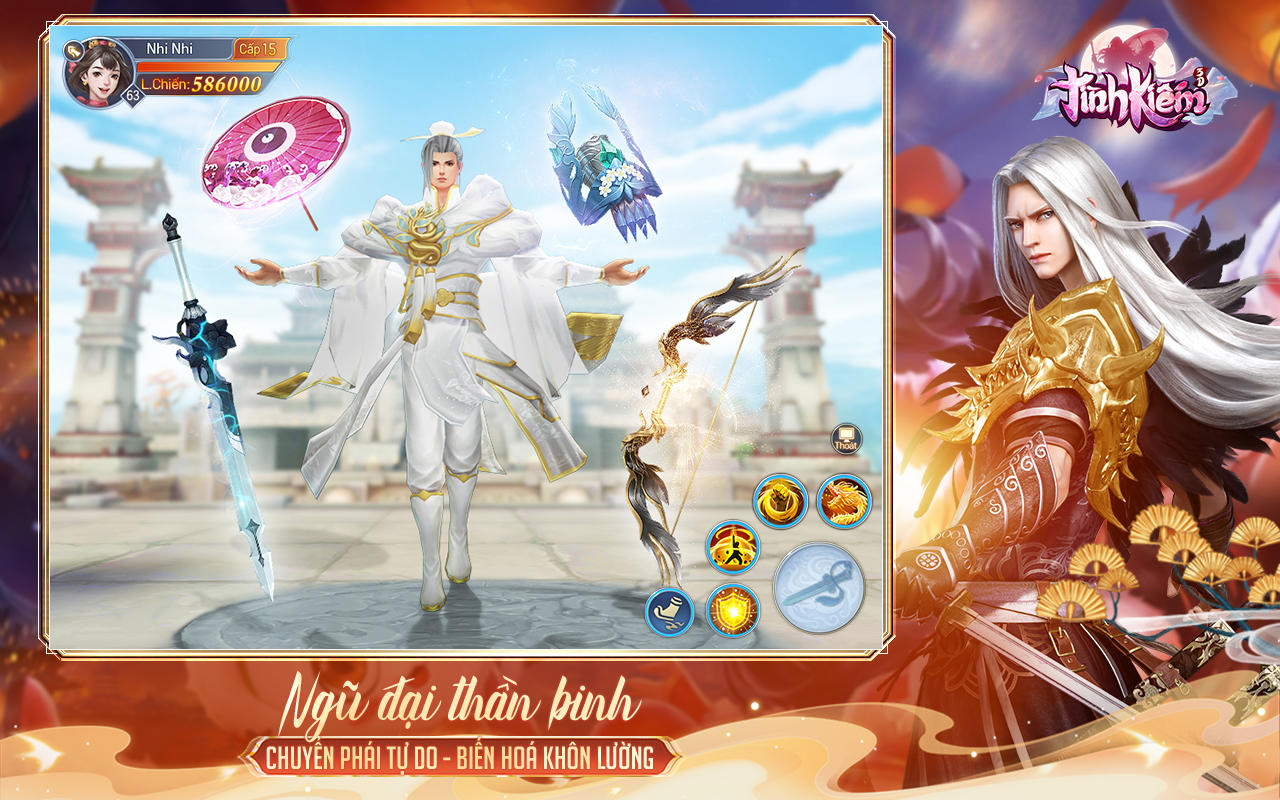 Tình Kiếm 3D-Tam Niên Vạn Phúc Game Screenshot
